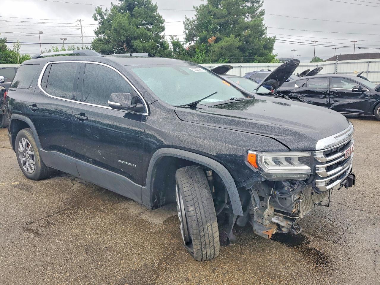 2021 Gmc Acadia Slt Черный vin: 1GKKNULS0MZ113595