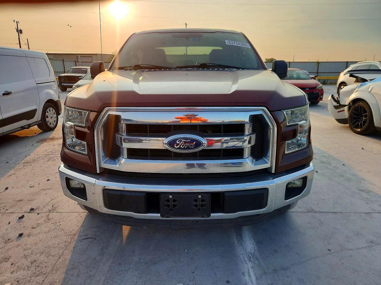 2015 Ford F150 Super Cab Maroon vin: 1FTEX1CP8FFA87197