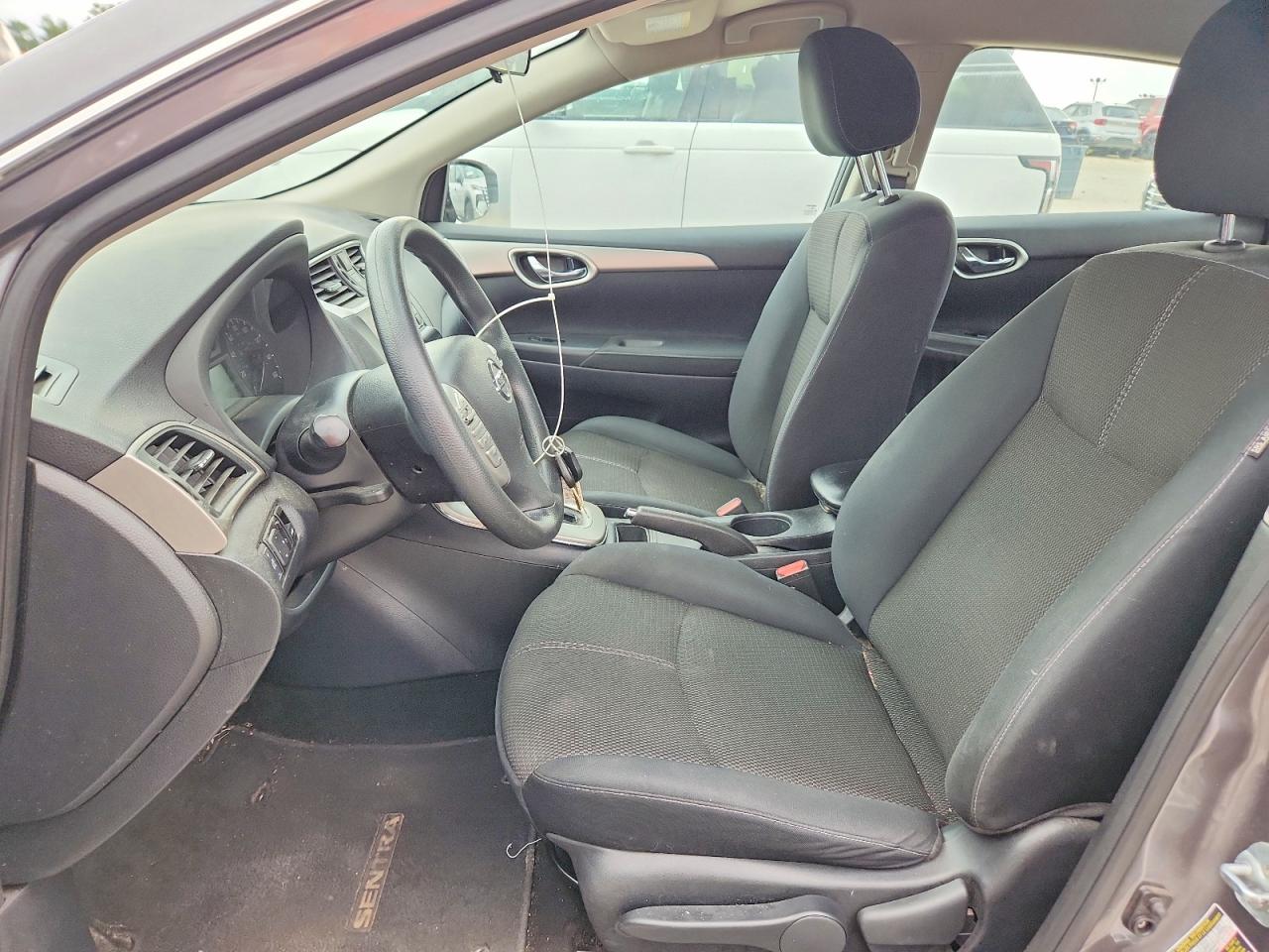 2015 Nissan Sentra S Gray vin: 3N1AB7APXFY343466