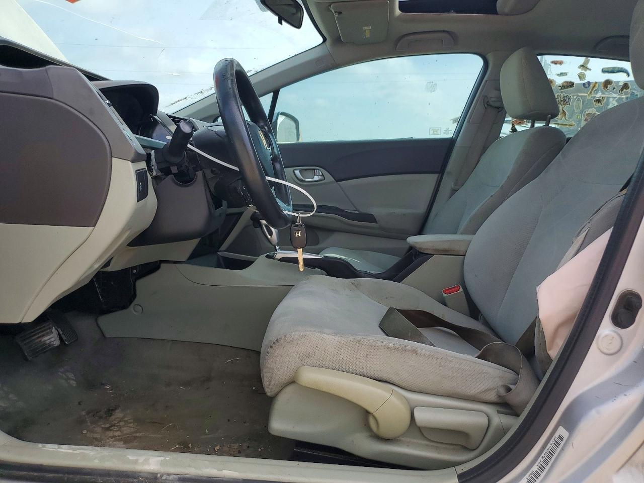 2012 Honda Civic Ex Silver vin: 2HGFB2F82CH588000