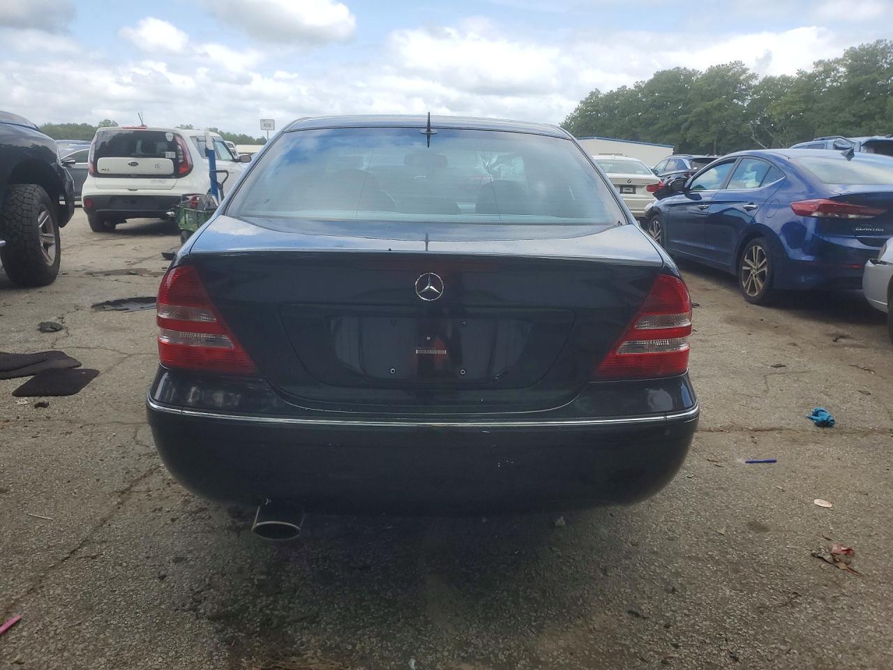 2006 Mercedes-benz C 230 Черный vin: WDBRF52H66F743594