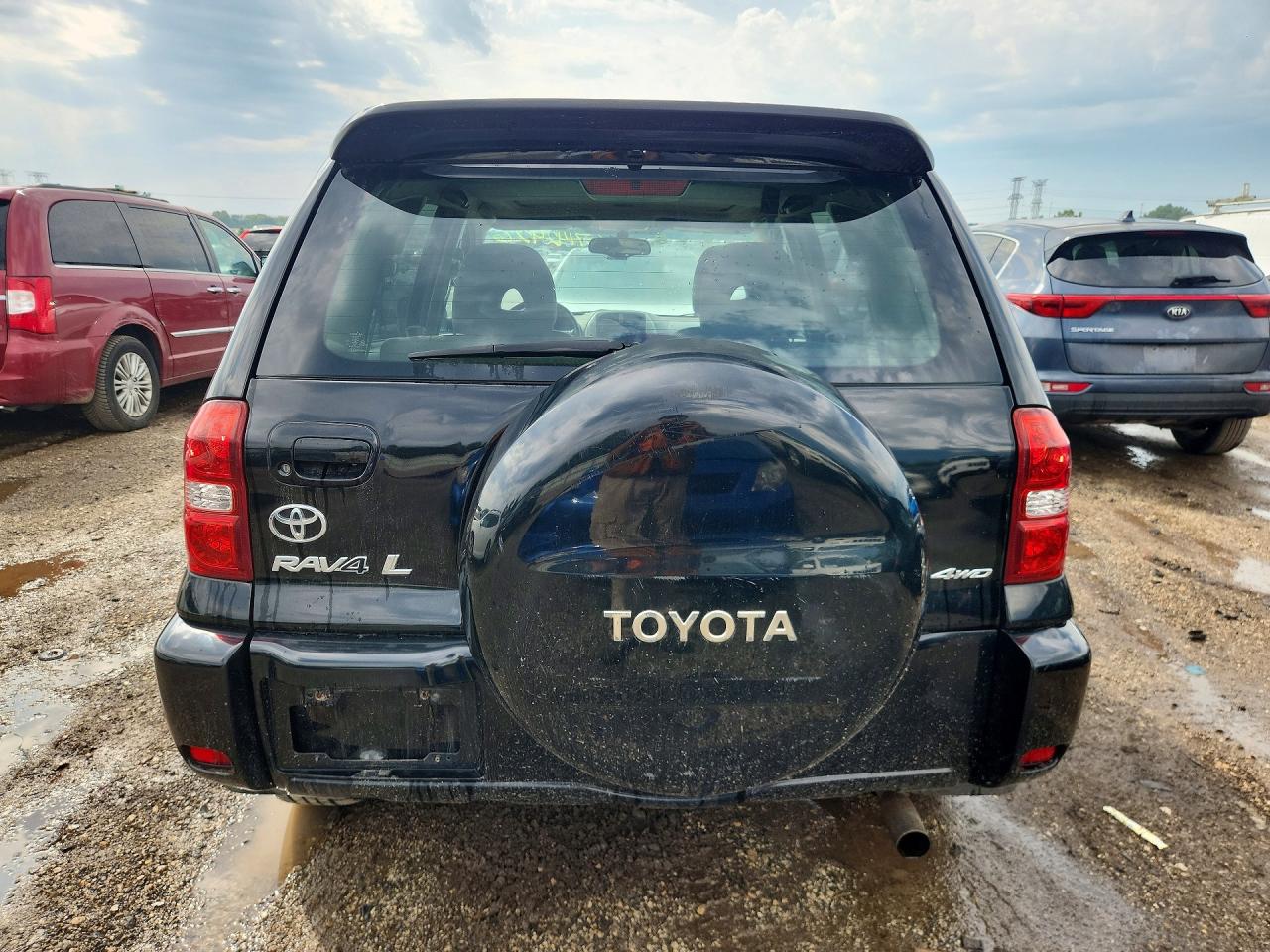 2004 Toyota Rav4 Base Black vin: JTEHD20V846017853