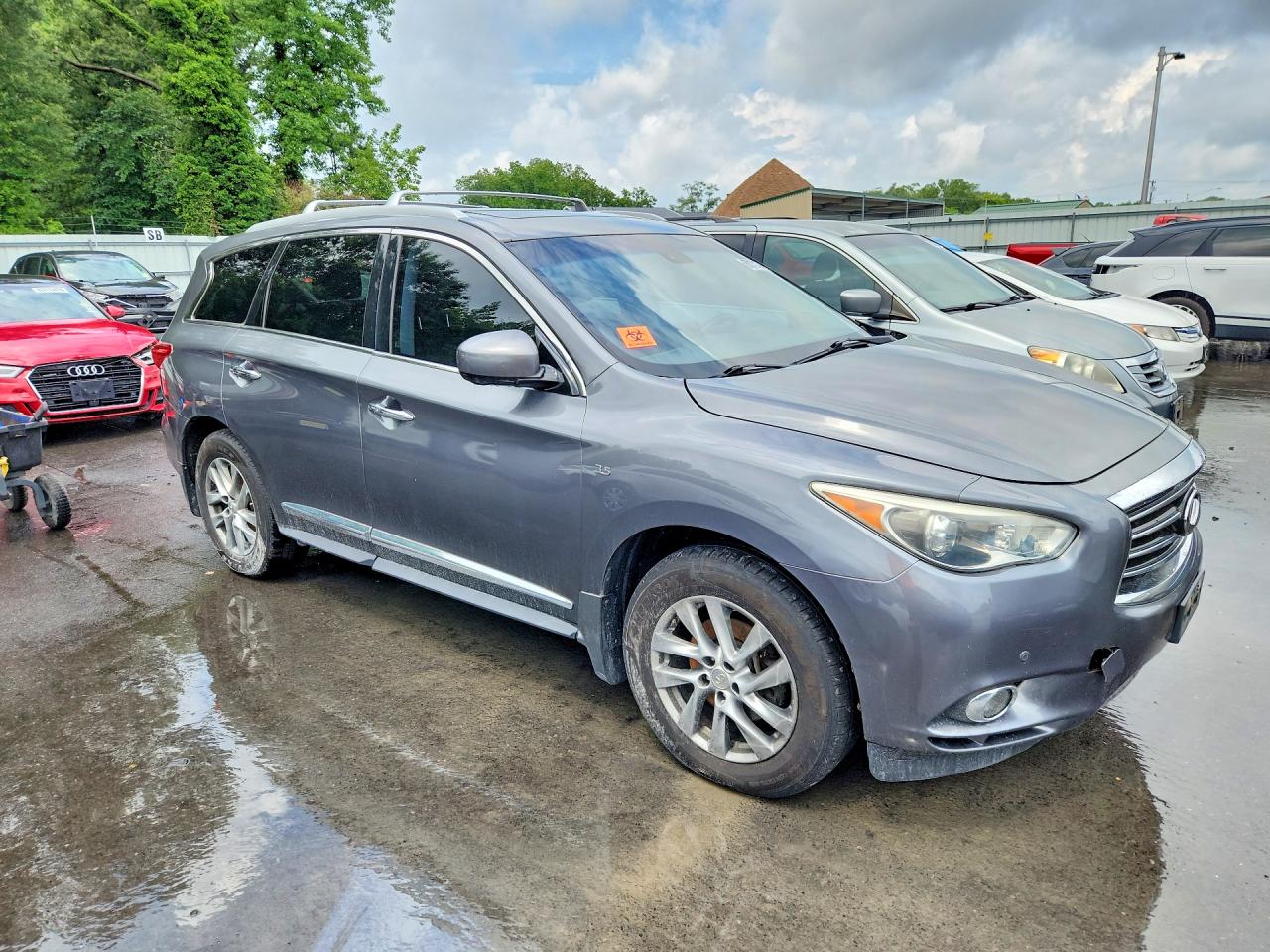 2015 Infiniti Qx60 Base Gray vin: 5N1AL0MM6FC511269