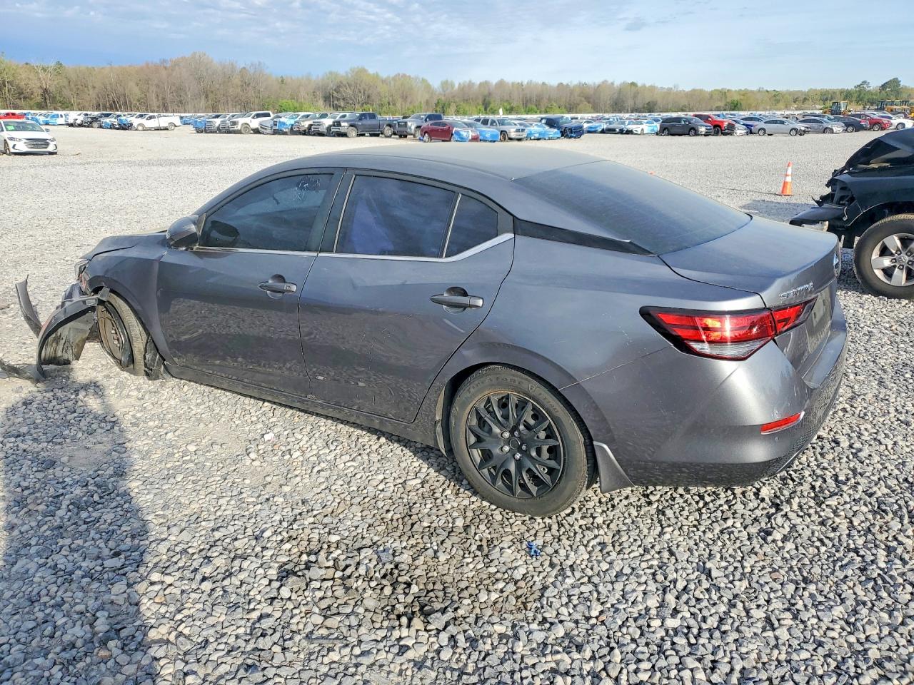 2022 Nissan Sentra S Серый vin: 3N1AB8BV9NY279034