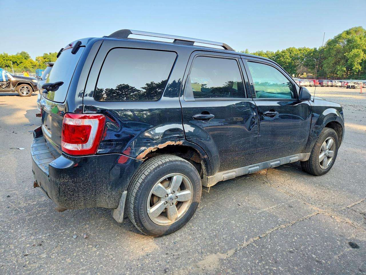 2012 Ford Escape Limited Black vin: 1FMCU9E79CKB18127