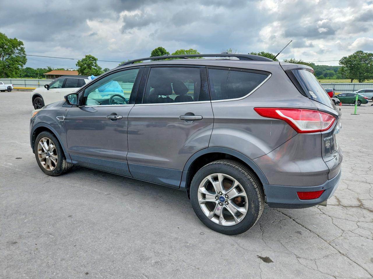 2013 Ford Escape Sel Gray vin: 1FMCU0HX1DUA04555