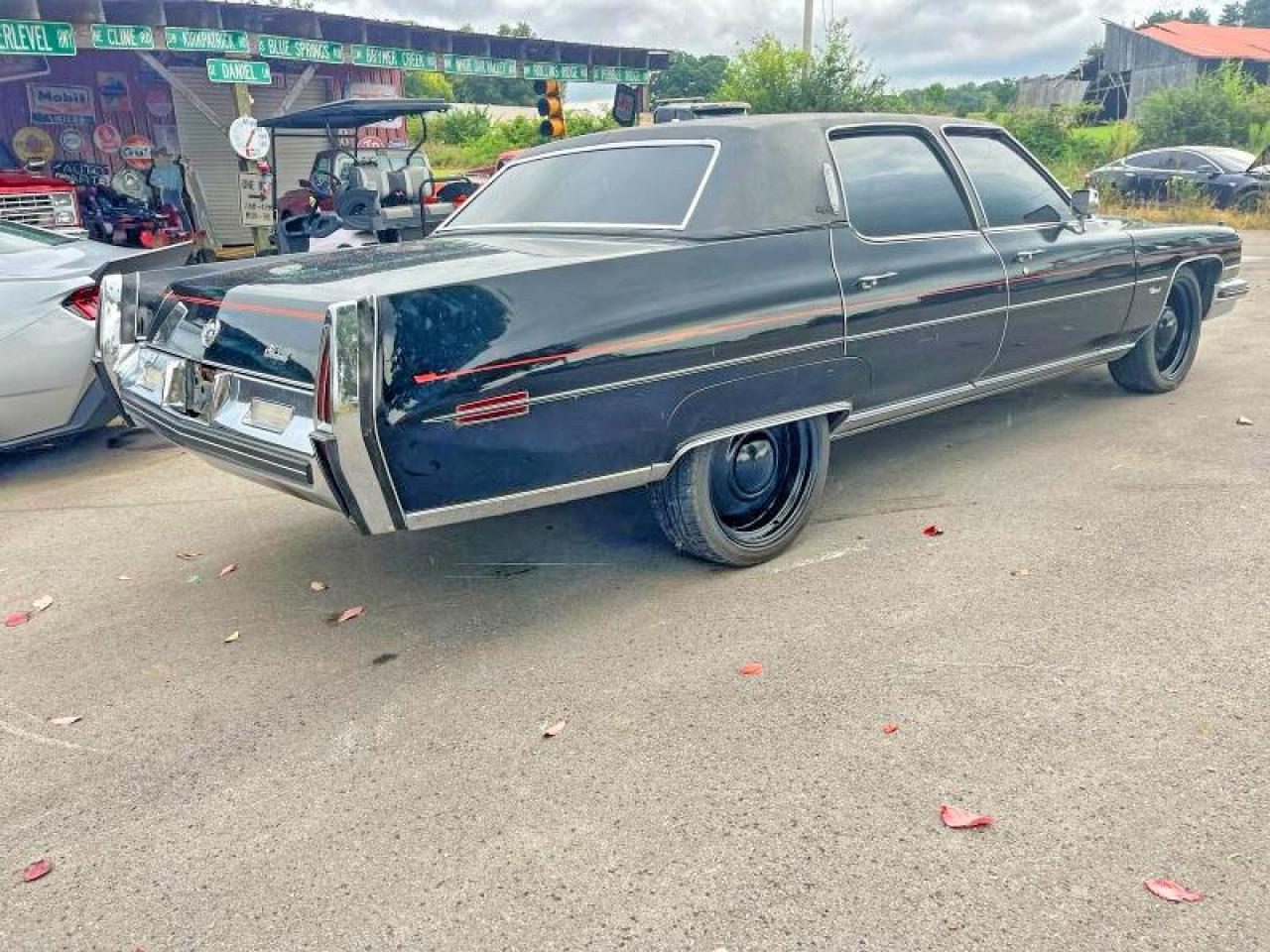 1972 Cadillac El Dorado Black vin: 6B69R30128600