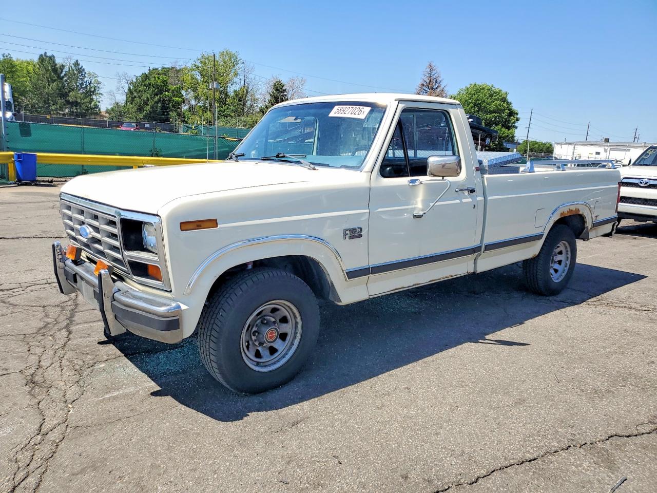 1986 Ford F150 White vin: 1FTDF15NXGPB15359