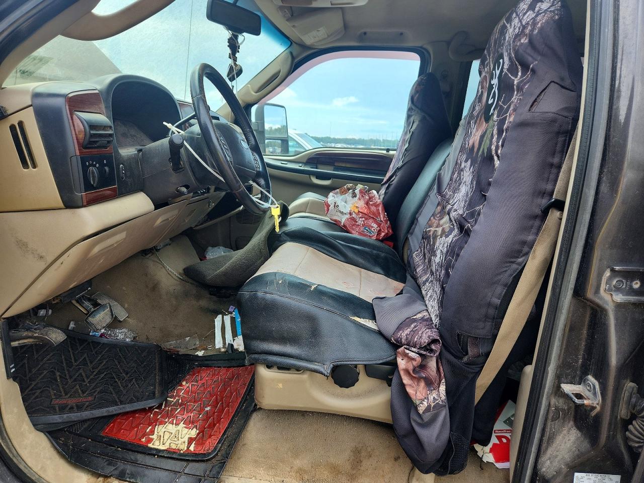 2007 Ford F250 Super Duty Gray vin: 1FTSW21P07EA40655