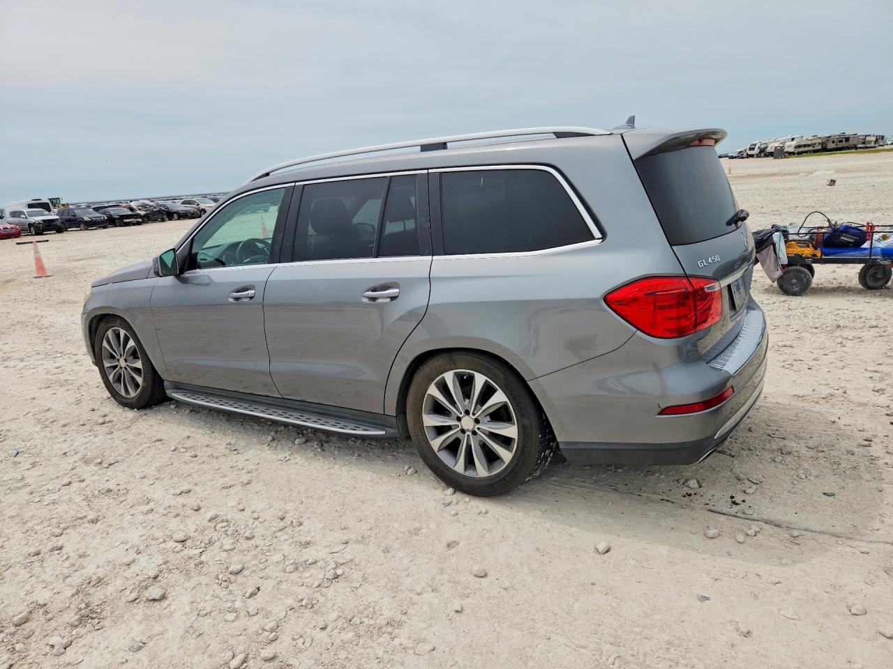 2014 Mercedes-benz Gl 450 4matic Silver vin: 4JGDF7CE3EA284544
