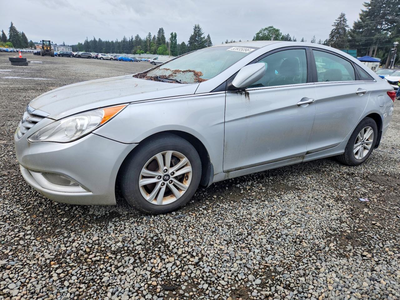 2013 Hyundai Sonata Gls Silver vin: 5NPEB4AC0DH805991