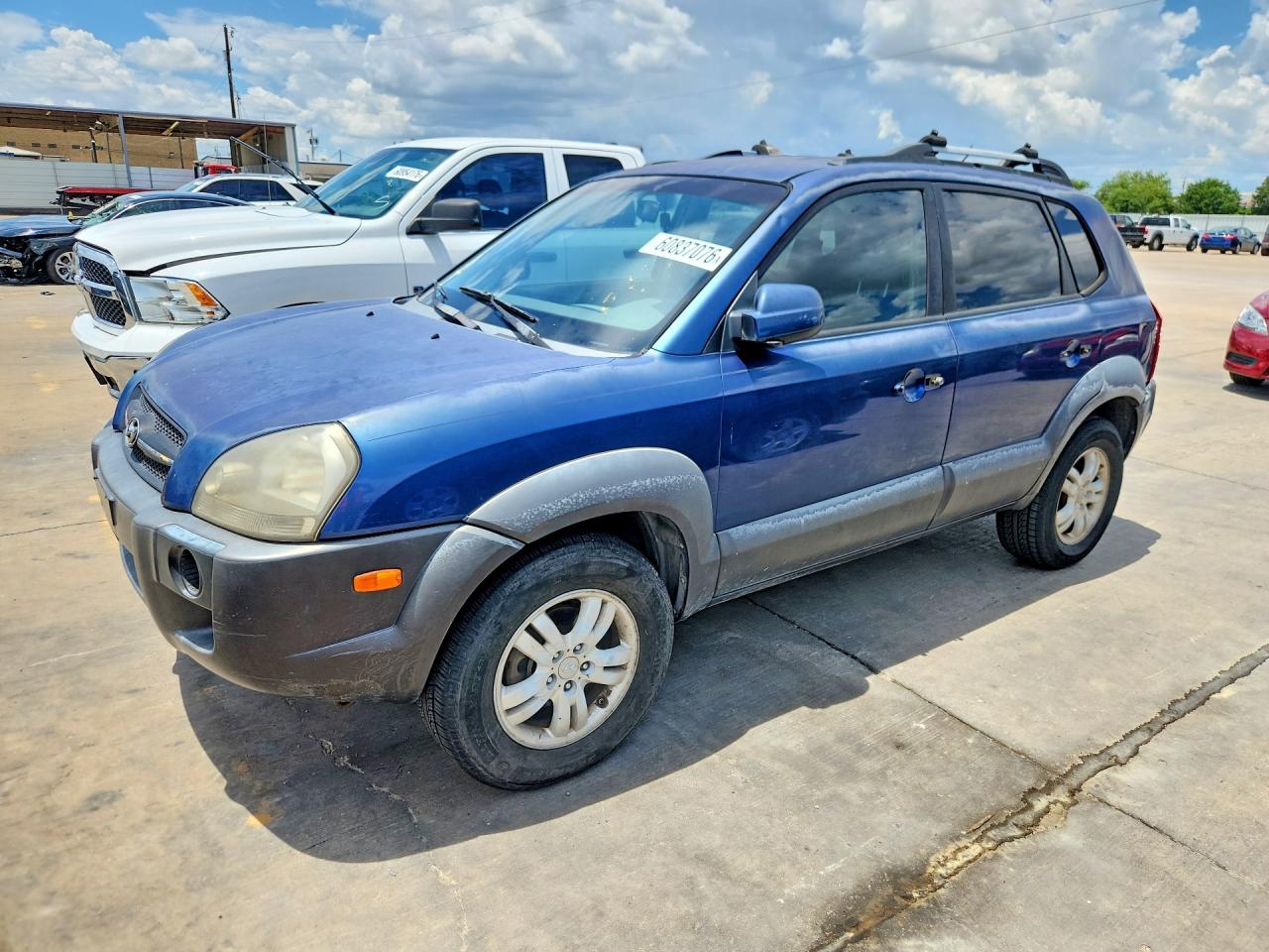 2006 Hyundai Tucson Gls Blue vin: KM8JN72D86U306715