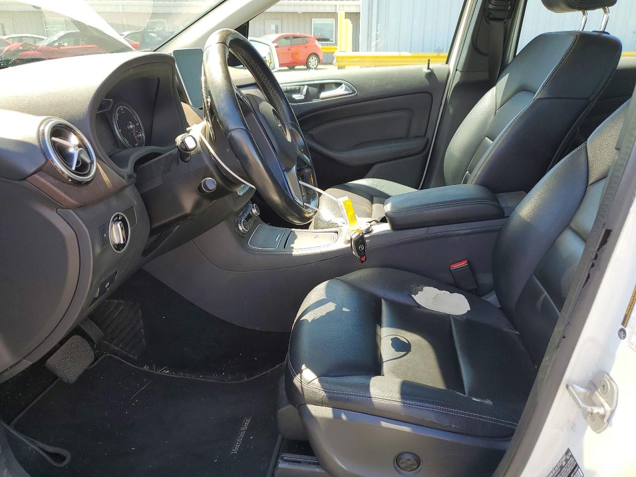 2015 Mercedes-benz B Electric White vin: WDDVP9AB3FJ004705