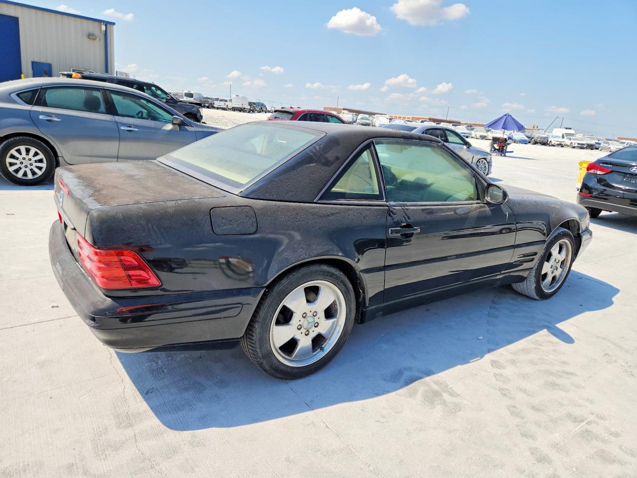 1999 Mercedes-benz Sl 500 Black vin: WDBFA68F1XF177231
