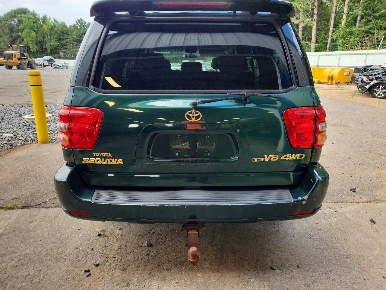 2001 Toyota Sequoia Limited Green vin: 5TDBT48A51S050685