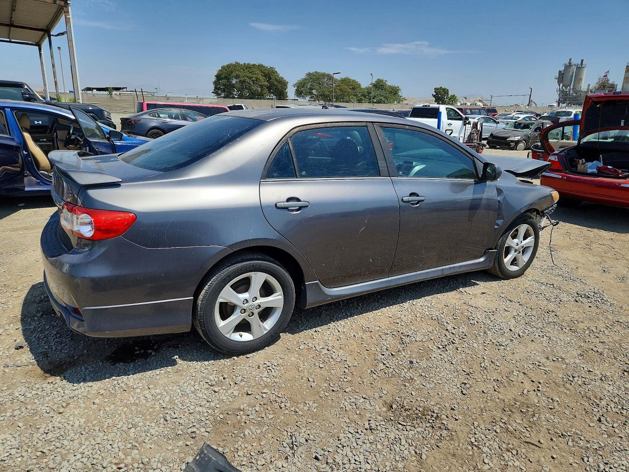 2012 Toyota Corolla S Серый vin: 5YFBU4EE5CP053506
