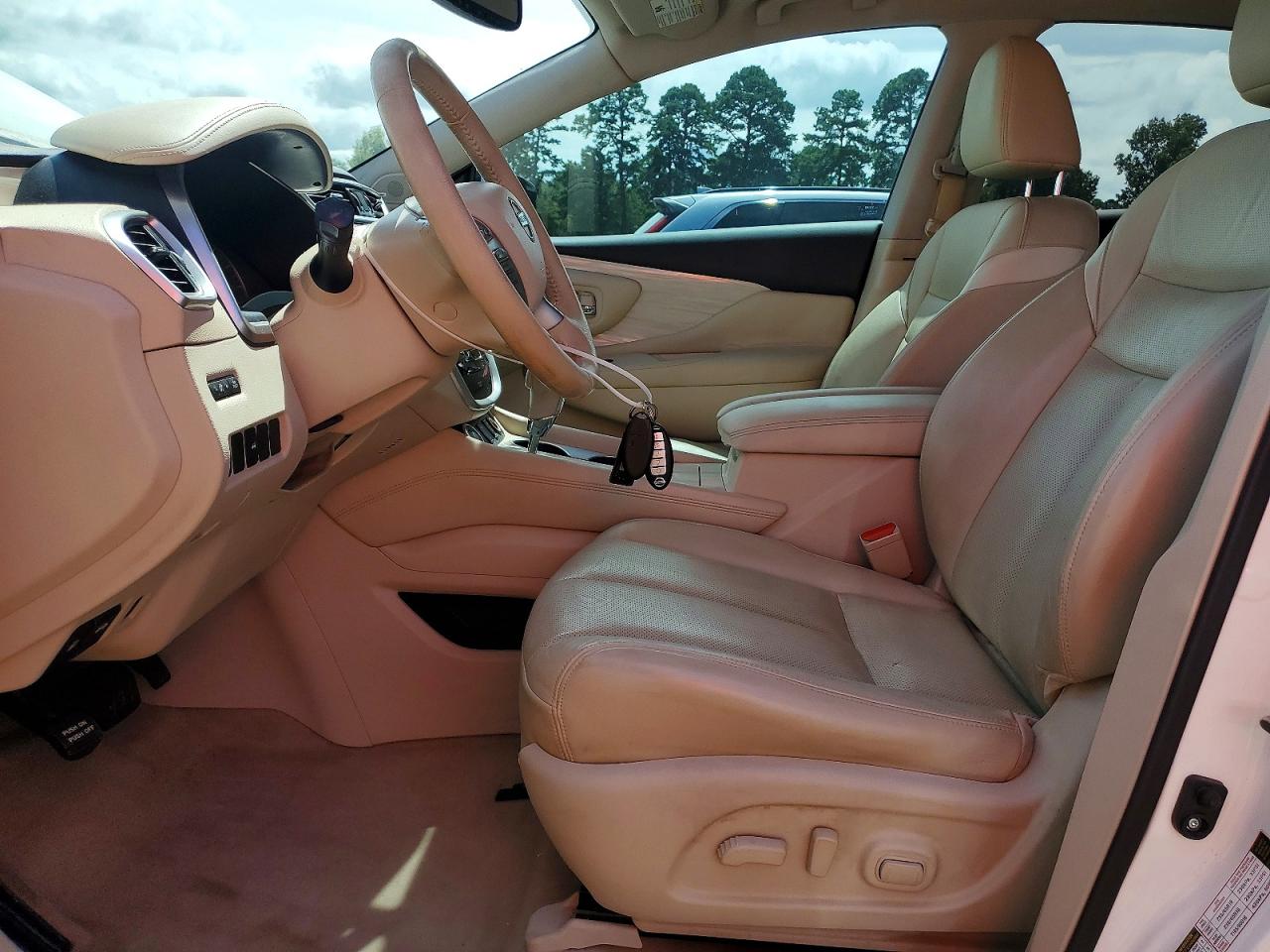 2015 Nissan Murano Sl White vin: 5N1AZ2MG1FN241036