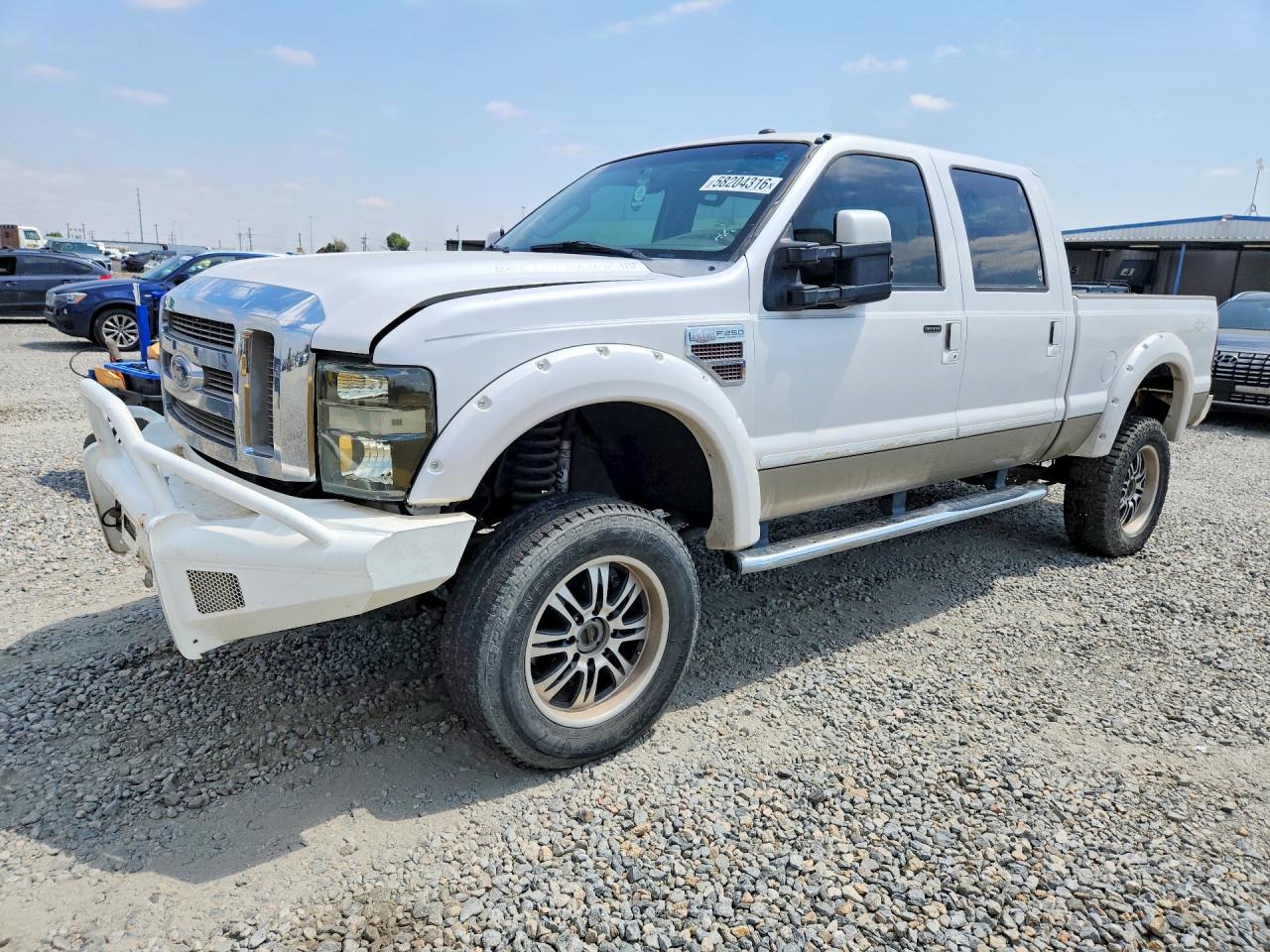 2010 Ford F250 Super Duty White vin: 1FTSW2BR6AEA28095