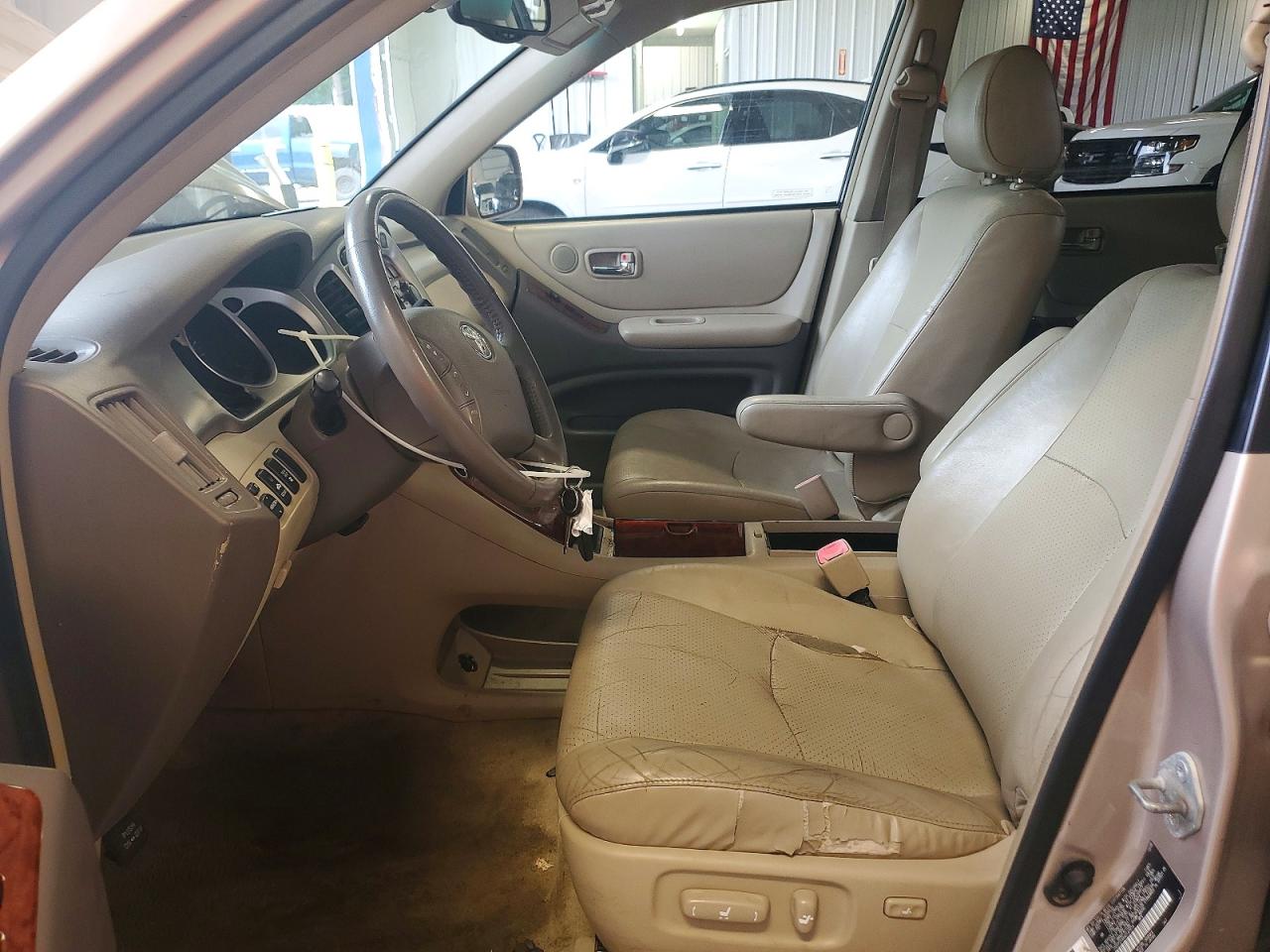 2006 Toyota Highlander Limited Tan vin: JTEEP21AX60147919