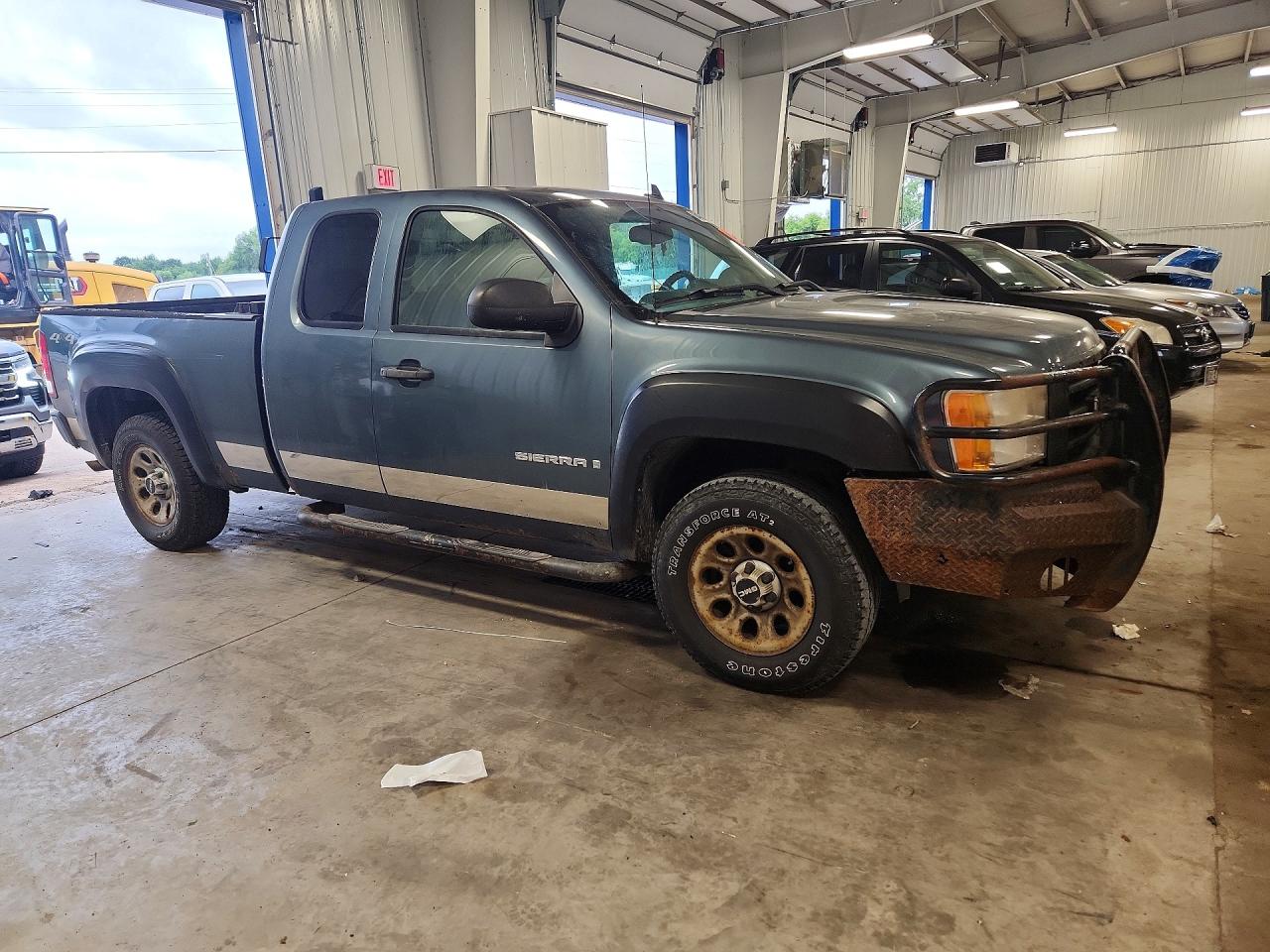 2008 Gmc Sierra K1500 Blue vin: 2GTEK190881212802