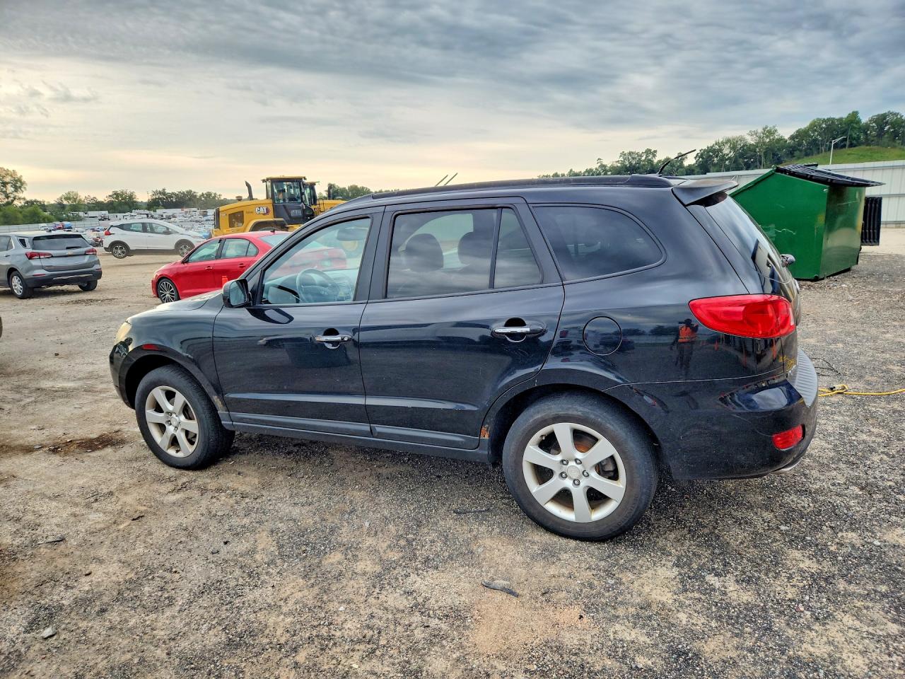 2008 Hyundai Santa Fe Se Black vin: 5NMSH73E28H222374