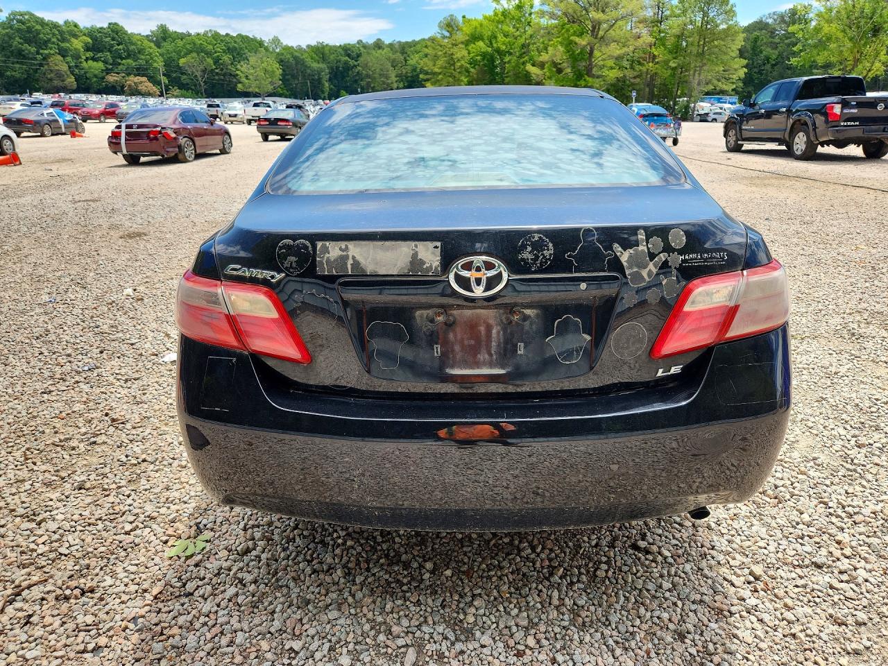 2007 Toyota Camry Le Black vin: 4T1BE46K27U710297