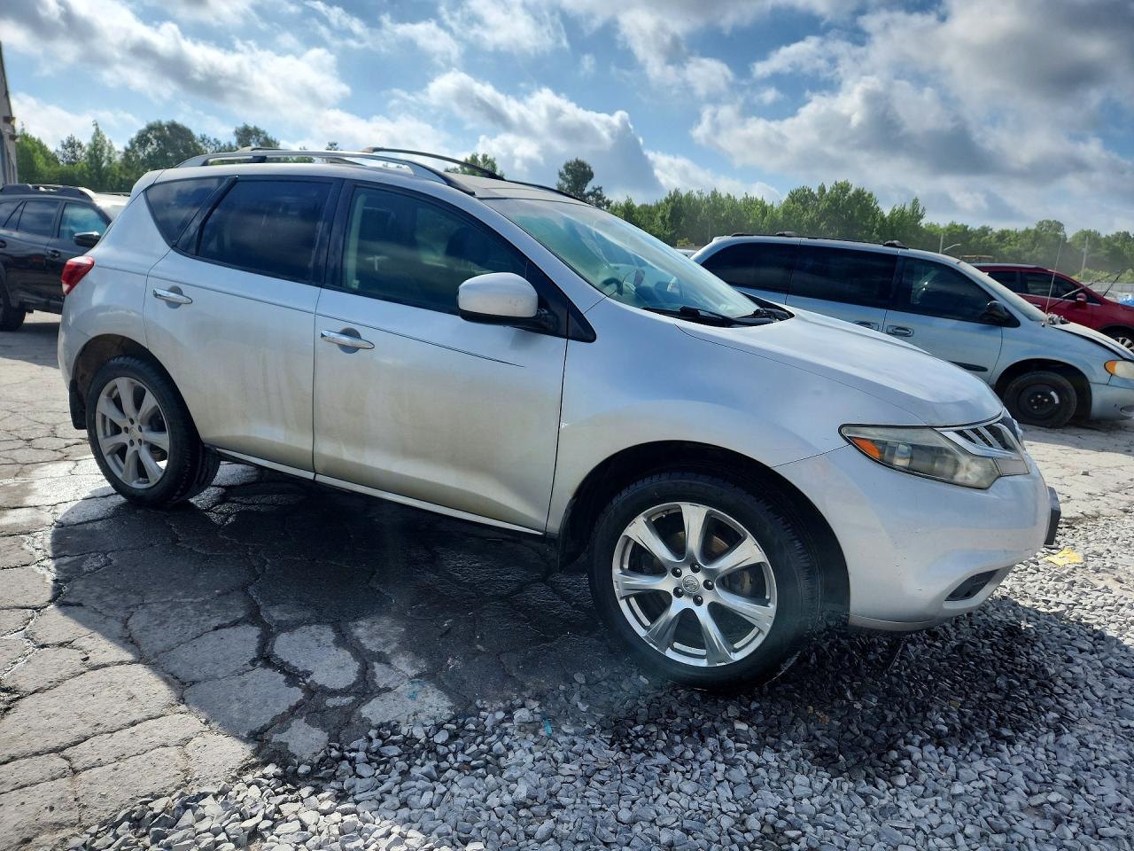 2013 Nissan Murano S Silver vin: JN8AZ1MU7DW209529