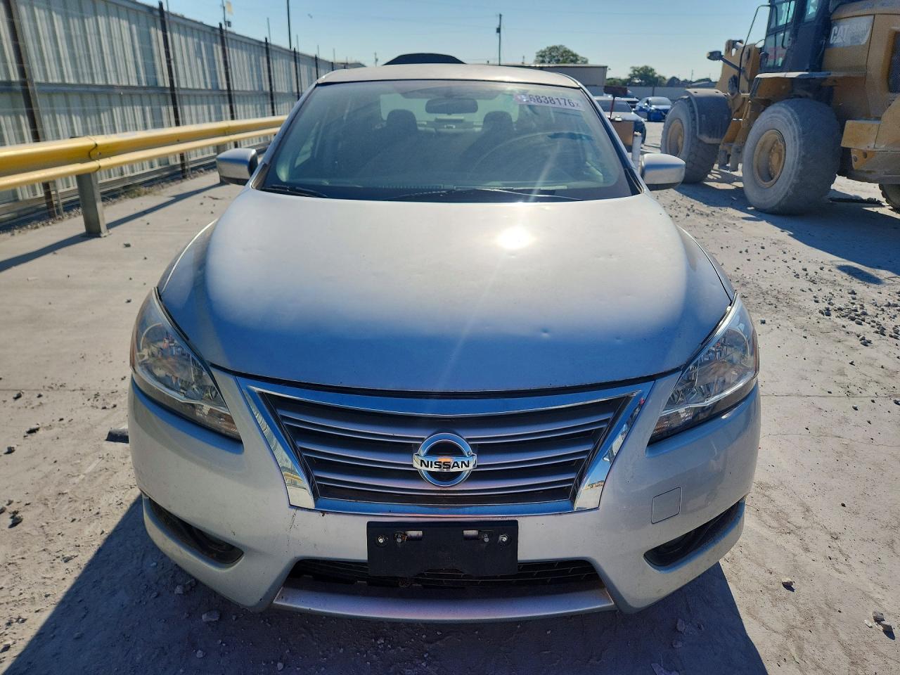 2014 Nissan Sentra Sv Silver vin: 3N1AB7AP0EY263978