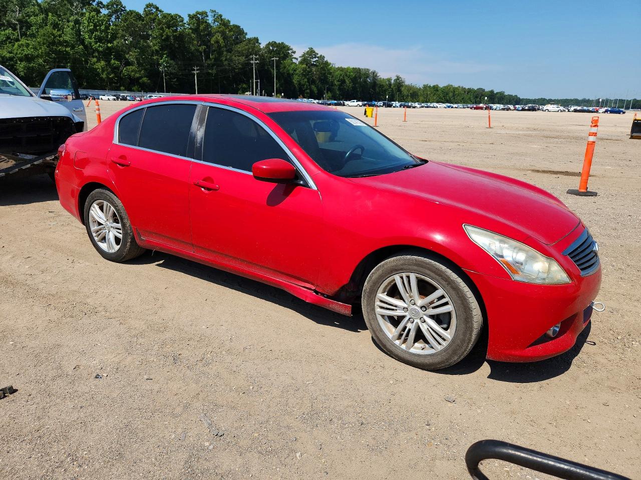 2011 Infiniti G37 Sedan X Red vin: JN1CV6AR1BM402610