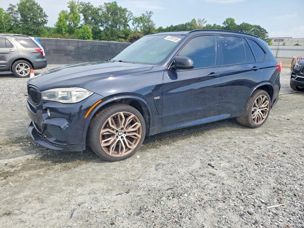 2015 Bmw X5 Xdrive50i Blue vin: 5UXKR6C53F0J79134