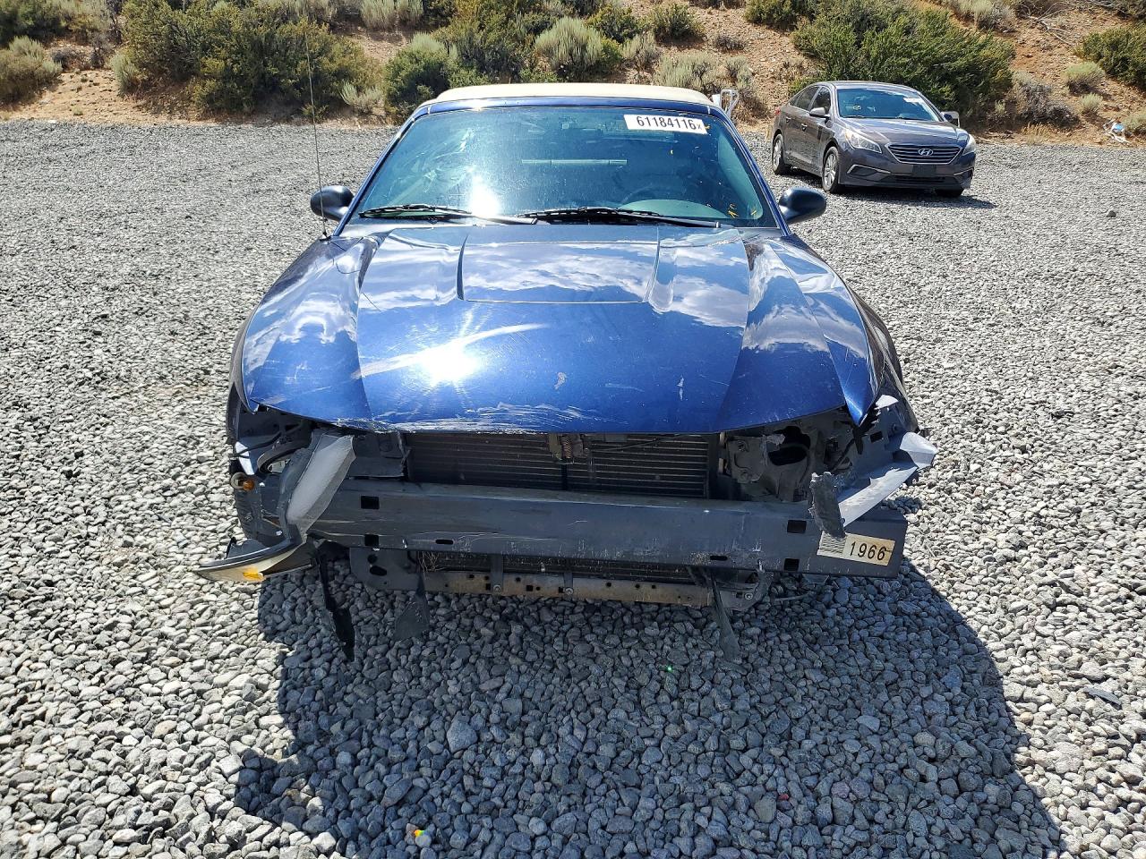 2003 Ford Mustang Blue vin: 1FAFP44453F411198