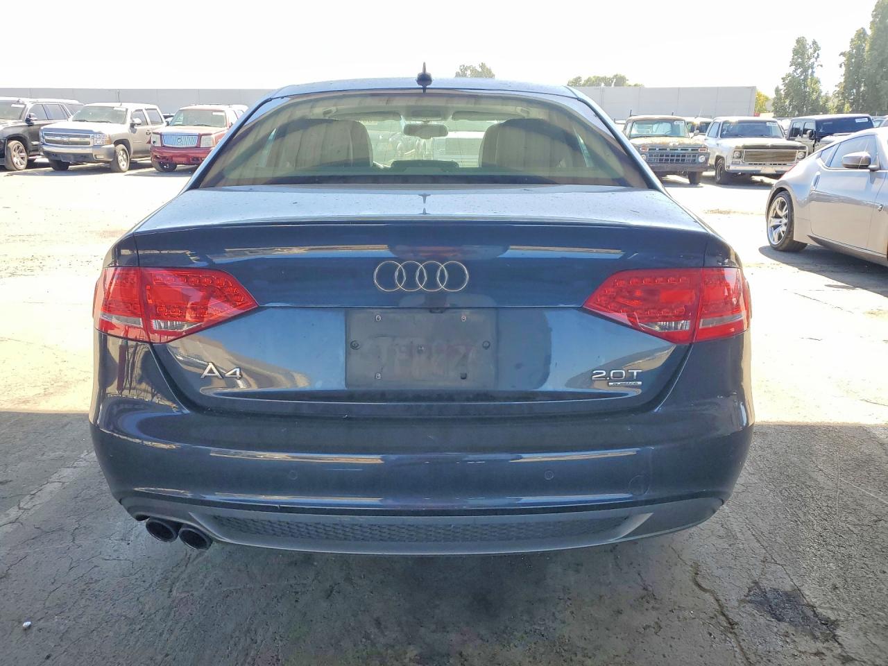 2012 Audi A4 Premium Plus Blue vin: WAUFFAFL1CN008399