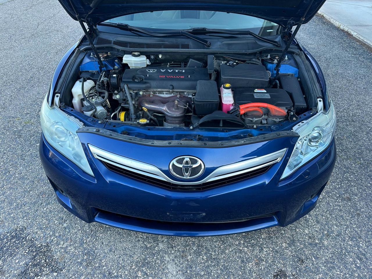 2011 Toyota Camry Hybrid Blue vin: 4T1BB3EK5BU132757