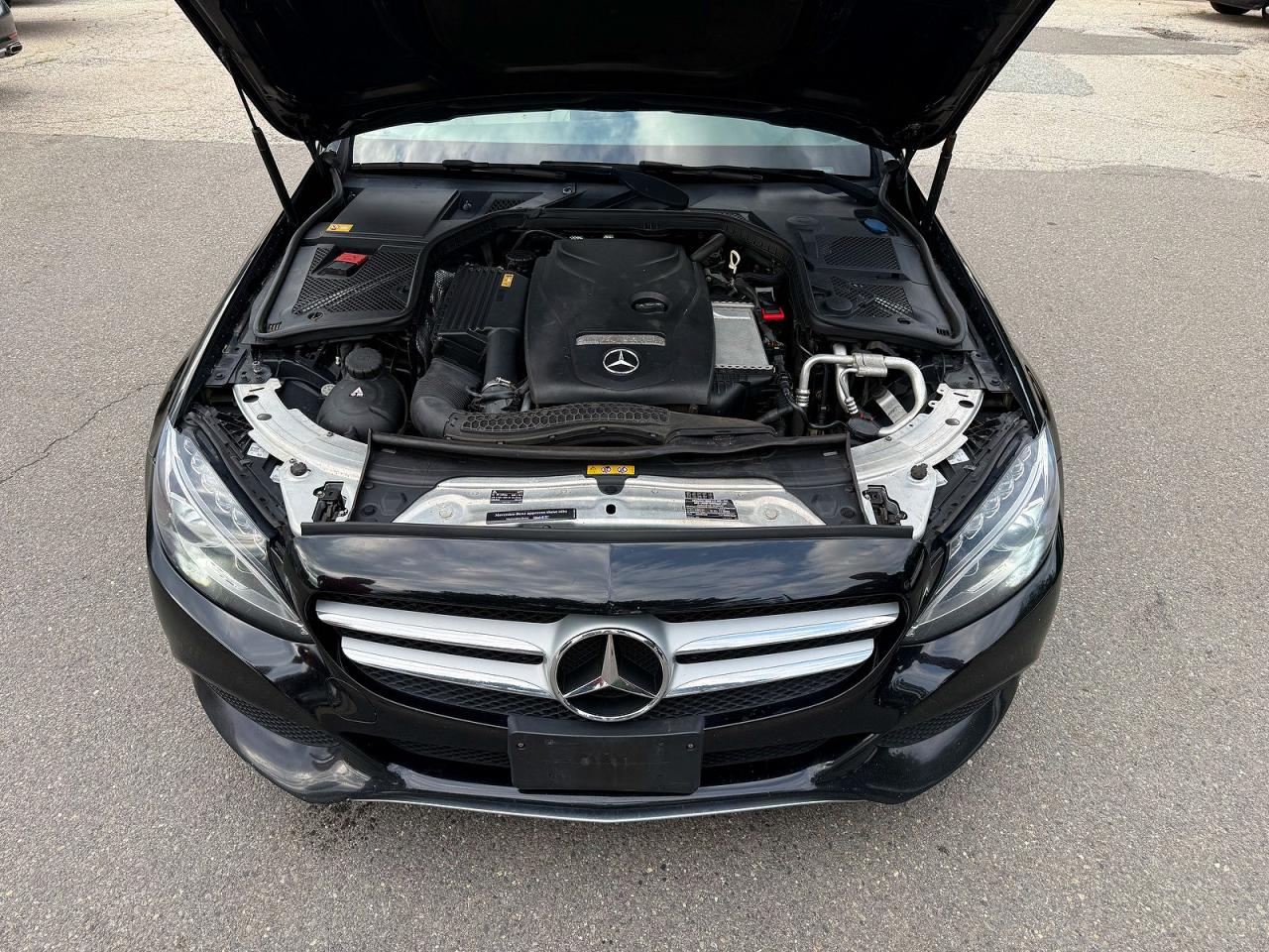 2015 Mercedes-benz C 300 4matic Black vin: 55SWF4KB6FU001502