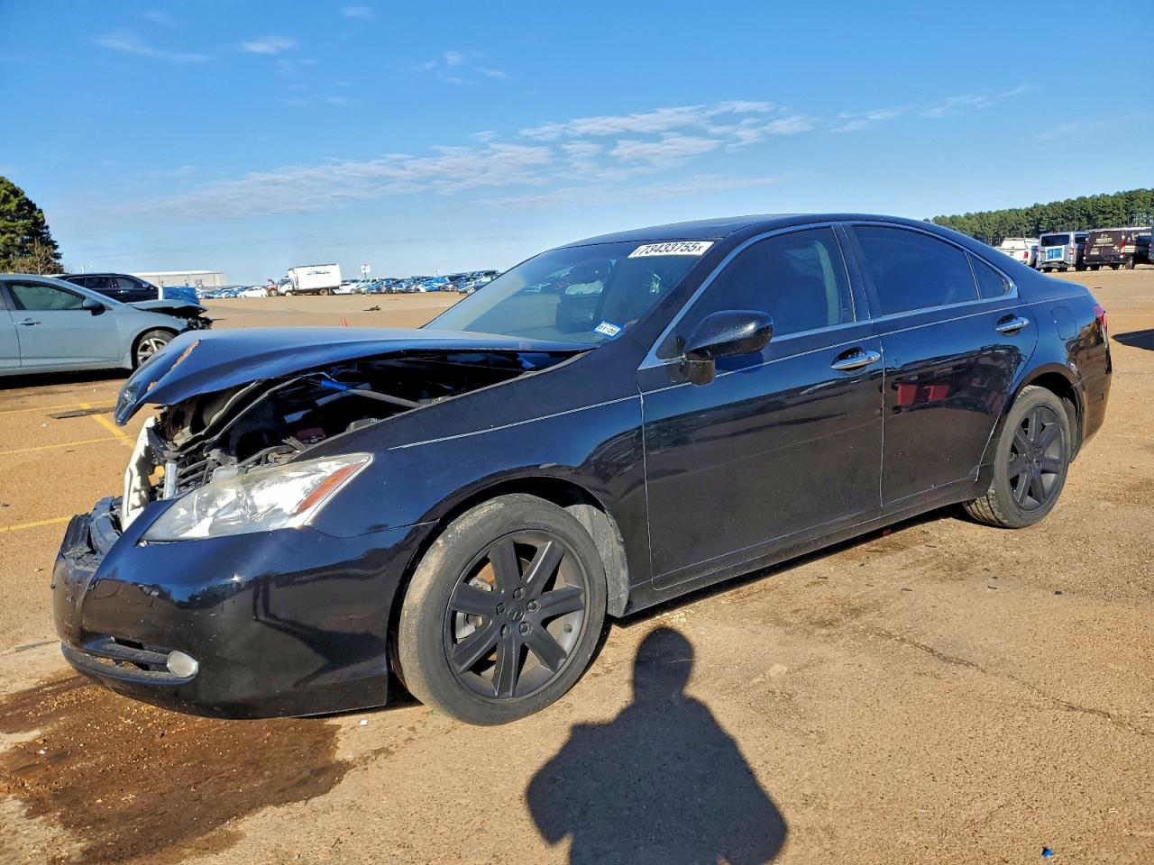 2008 Lexus Es 350 Черный vin: JTHBJ46G582172671