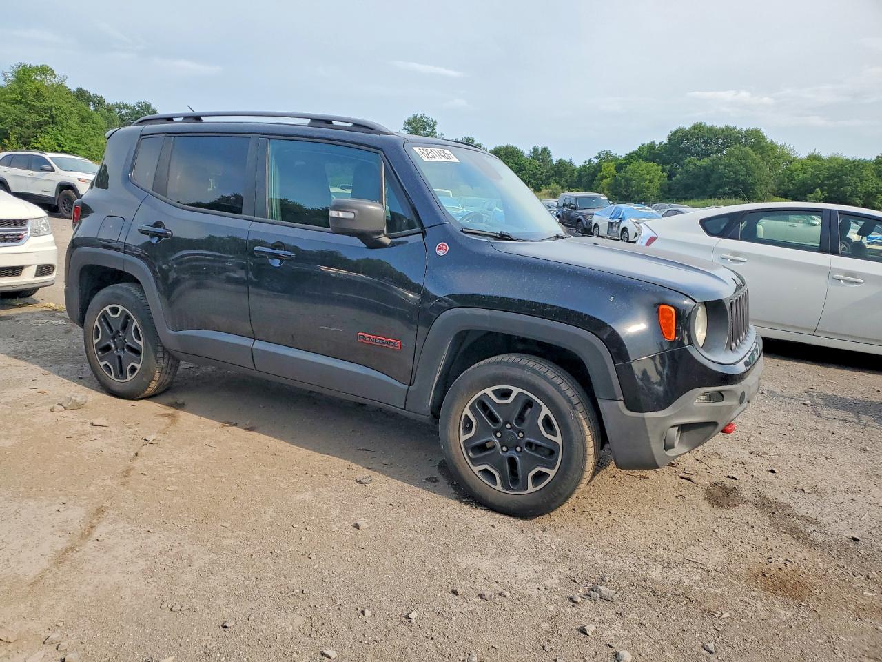 2015 Jeep Renegade Trailhawk Черный vin: ZACCJBCT0FPB62010