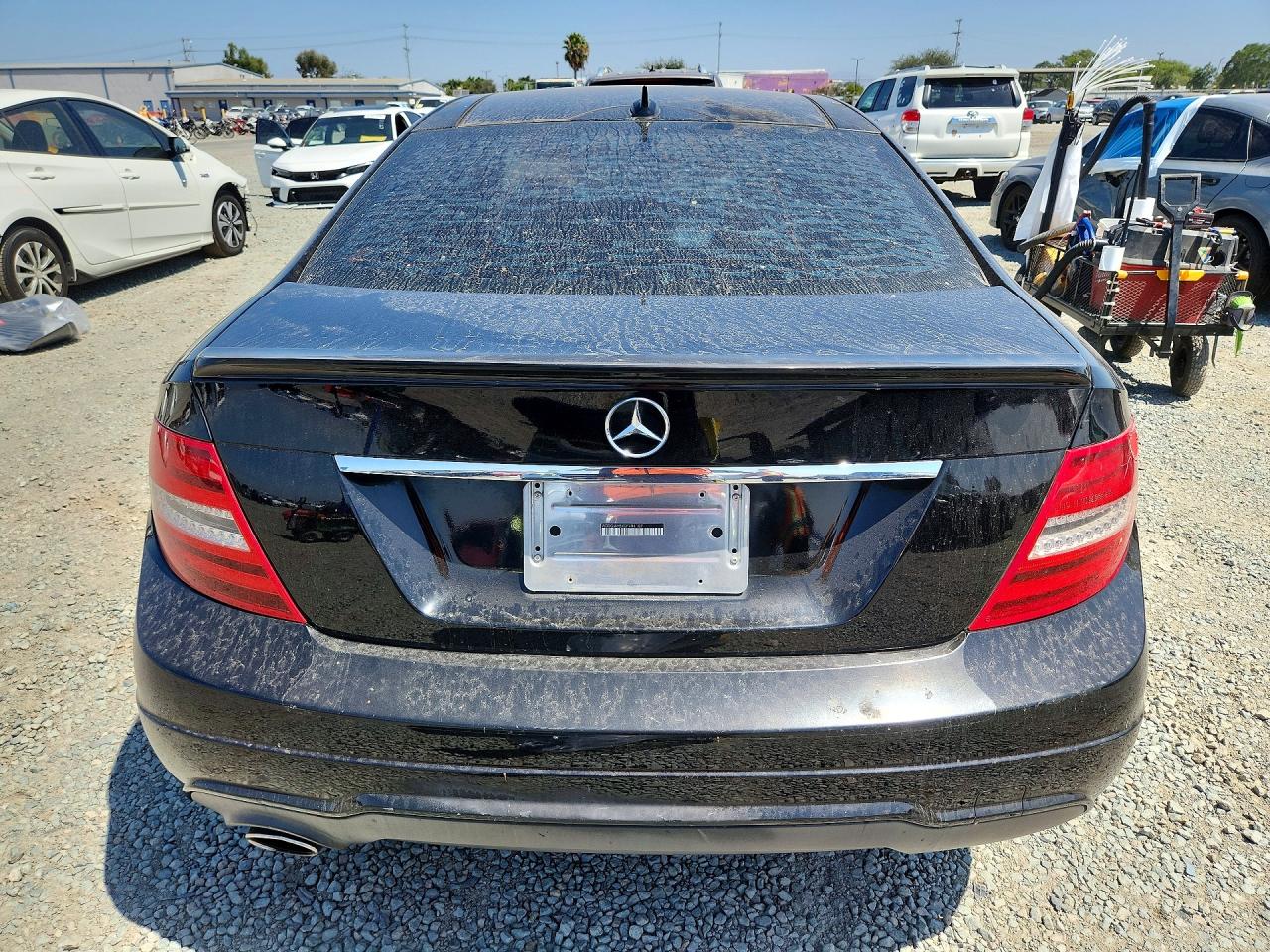 2013 Mercedes-benz C 250 Black vin: WDDGJ4HBXDF994187