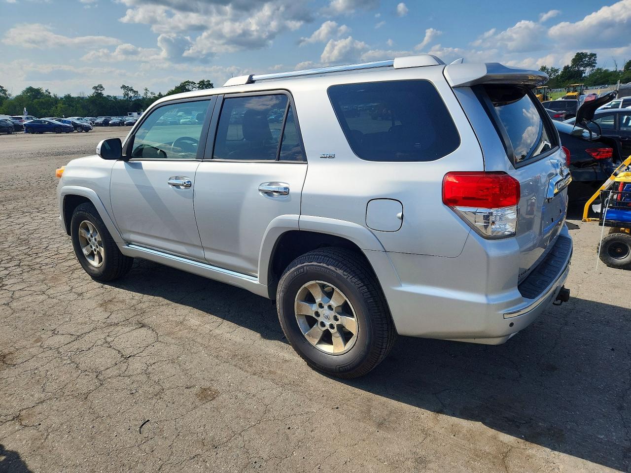 2010 Toyota 4runner Sr5 Silver vin: JTEBU5JR1A5017297