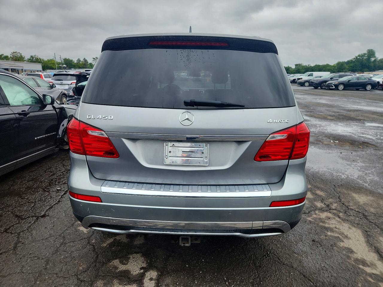 2014 Mercedes-benz Gl 450 4matic Silver vin: 4JGDF7CE1EA427751