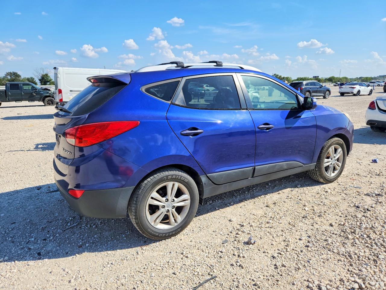 2012 Hyundai Tucson Gls Blue vin: KM8JU3AC5CU340031
