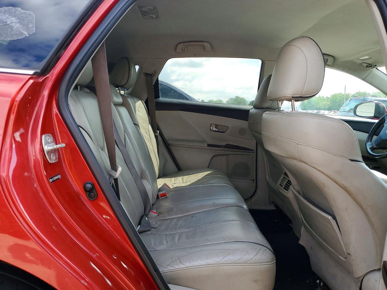 2010 Toyota Venza Fwd V6 Red vin: 4T3ZK3BB4AU024624