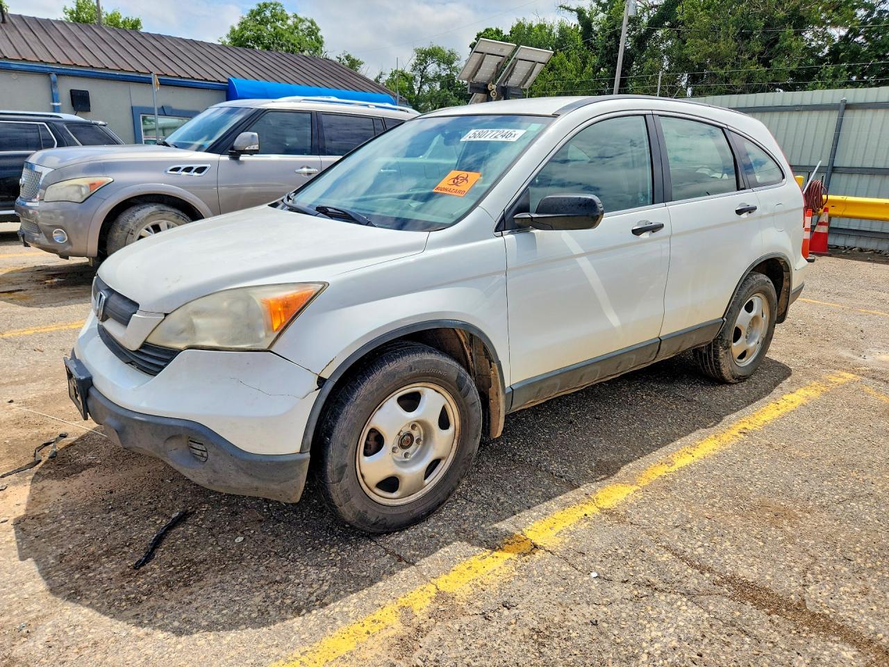 2008 Honda Cr-v Lx Белый vin: JHLRE48378C043035