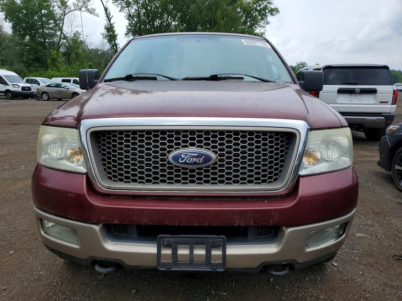 2005 Ford F150 Supercrew Burgundy vin: 1FTPW14535FA87891