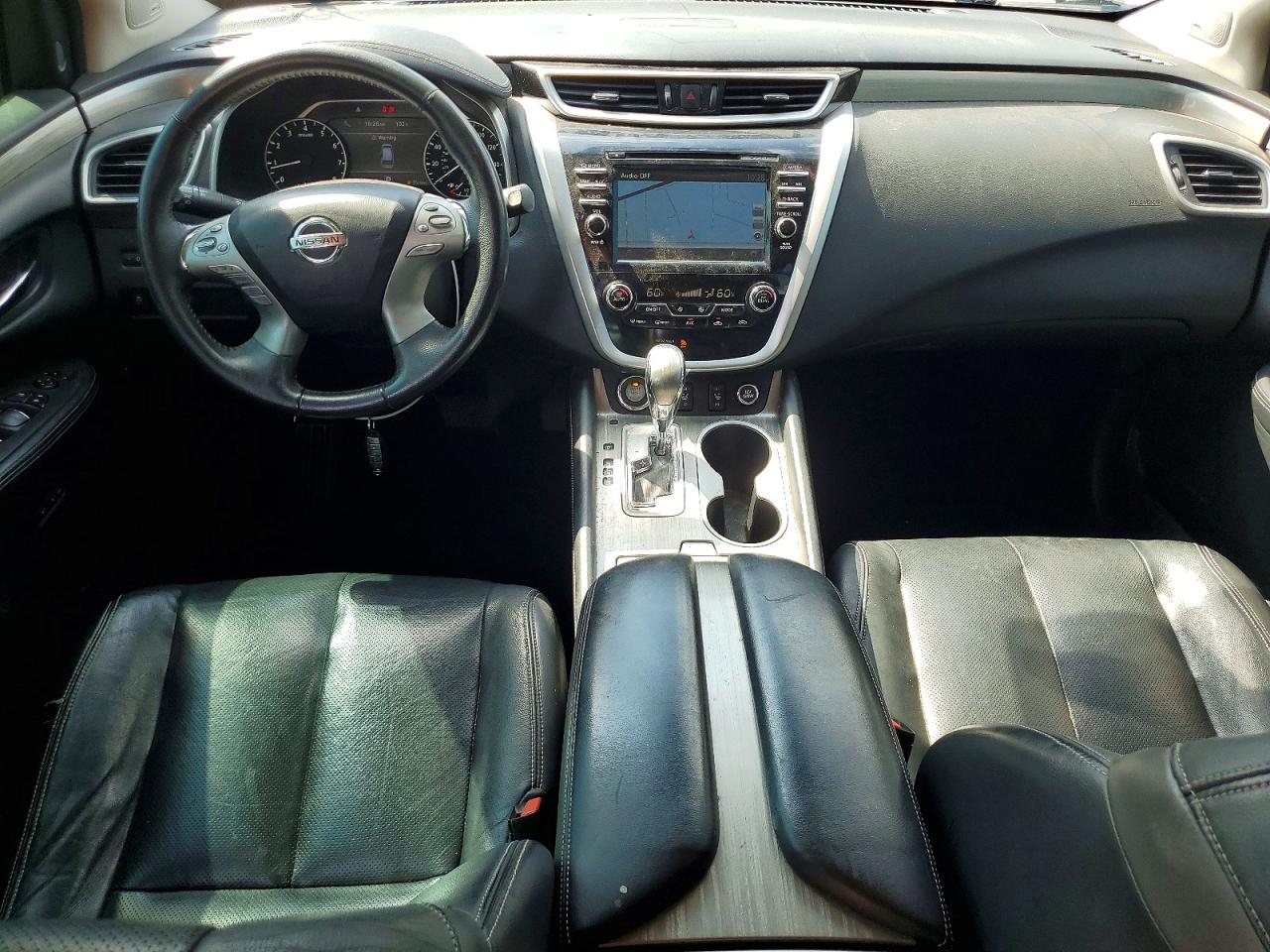 2015 Nissan Murano Sl Black vin: 5N1AZ2MGXFN240936