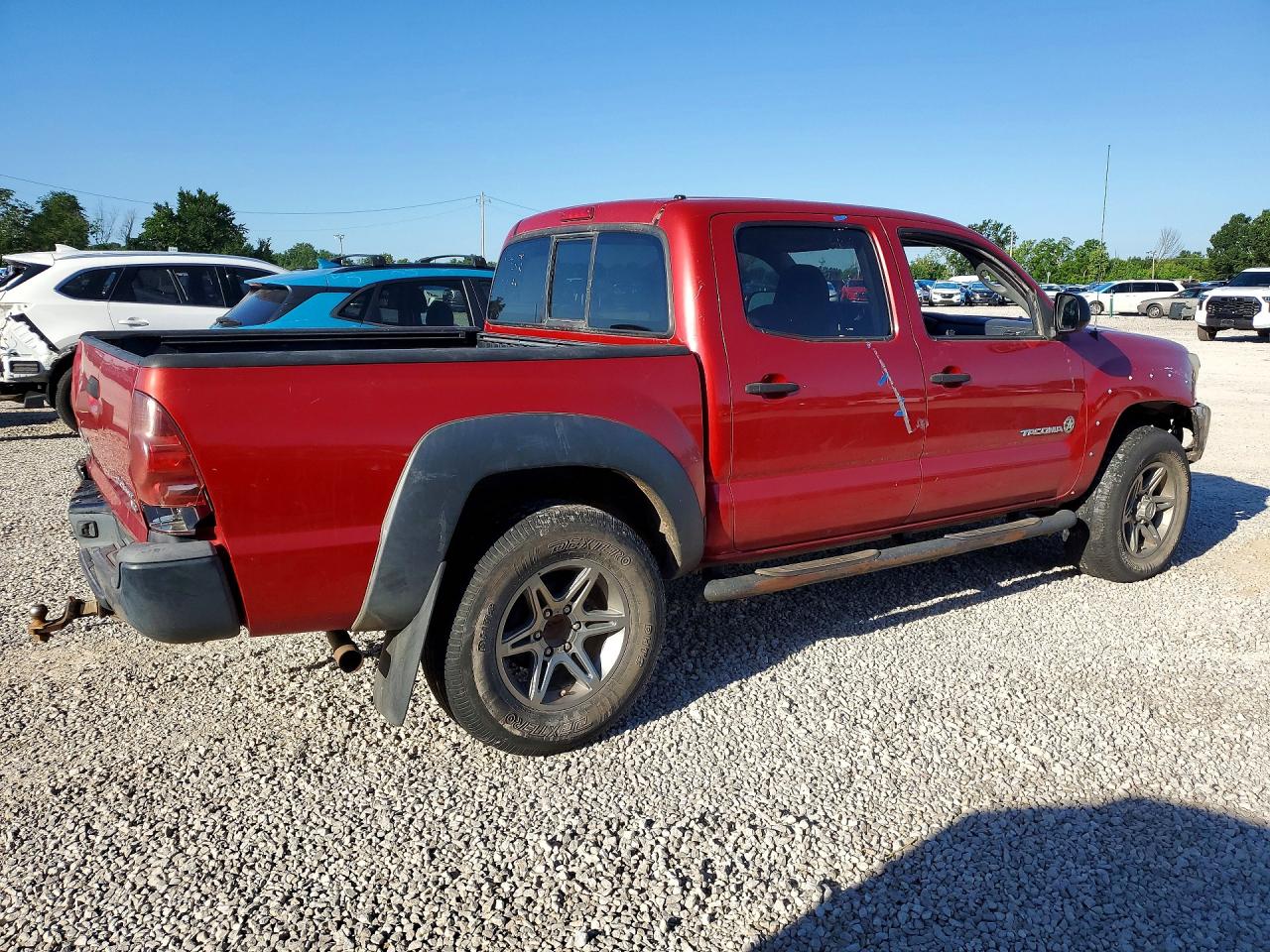 2013 Toyota Tacoma Double Cab Prerunner Red vin: 5TFJU4GN2DX042507