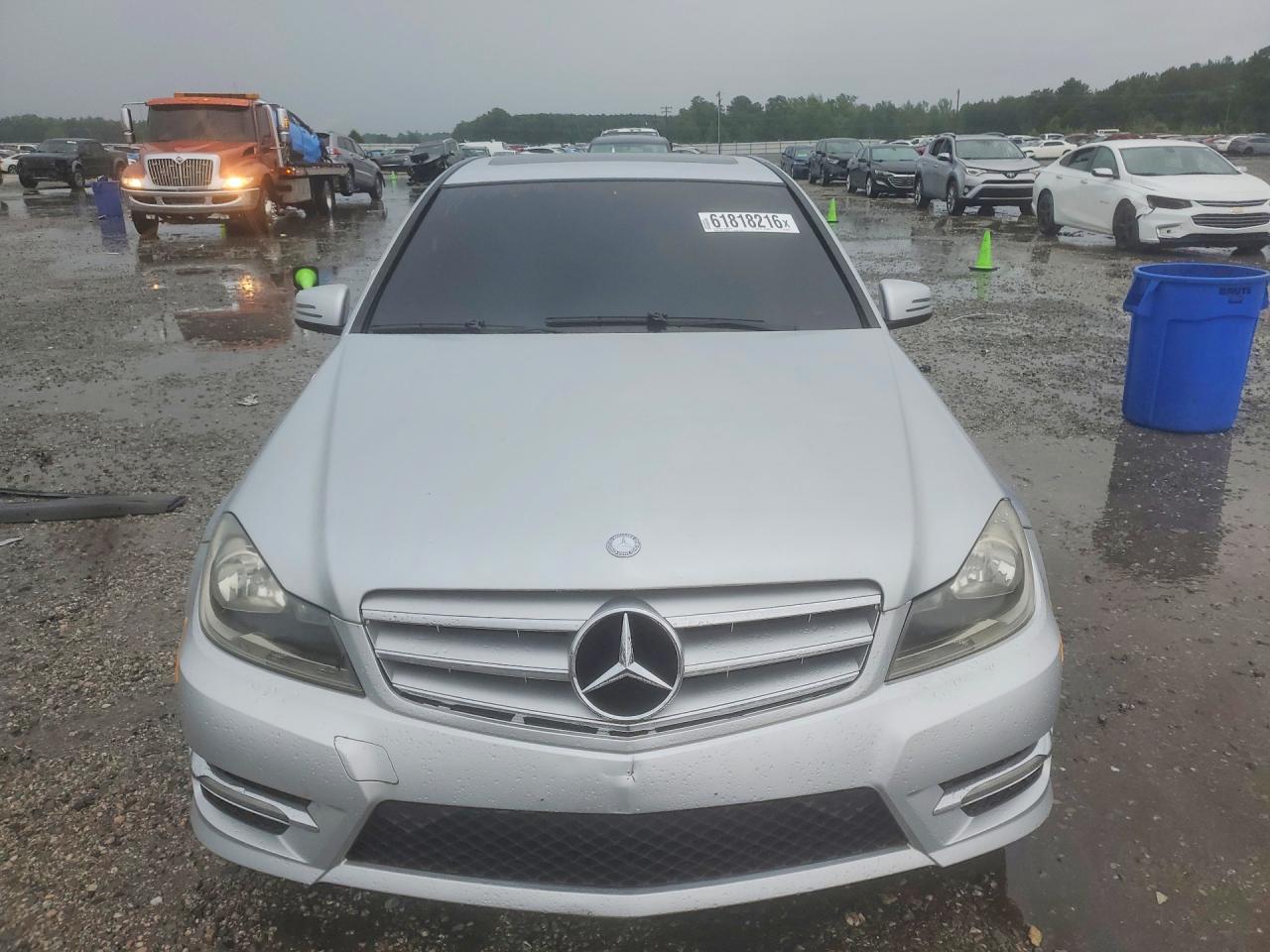 2013 Mercedes-benz C 300 4matic Серебряный vin: WDDGF8AB2DR256563