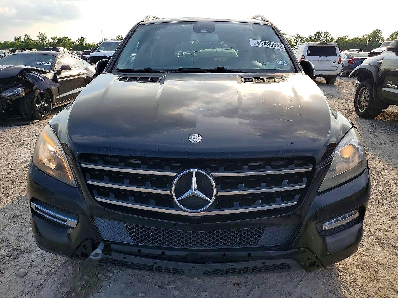 2015 Mercedes-benz Ml 350 Black vin: 4JGDA5JB3FA481193