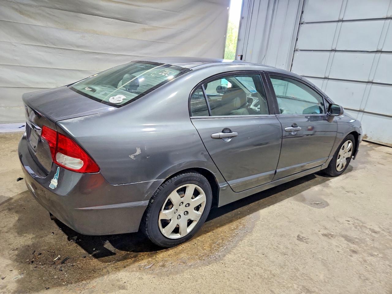 2010 Honda Civic Lx Gray vin: 2HGFA1F56AH553699