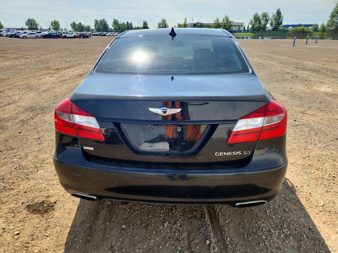 2012 Hyundai Genesis 5.0l Black vin: KMHGC4DH3CU173677