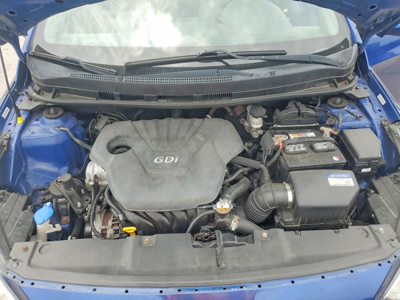 2015 Hyundai Accent Gls Blue vin: KMHCT4AE0FU821652